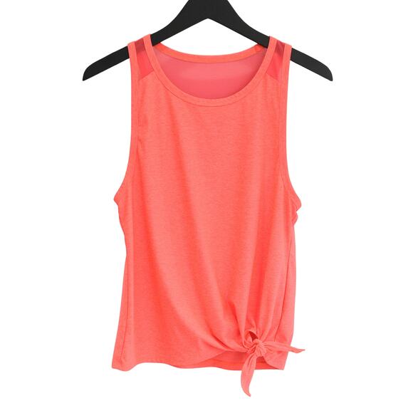 Reebok Athleticwear Casual Sleeveless  Knot Workout Tank Top - Picture 1 of 6